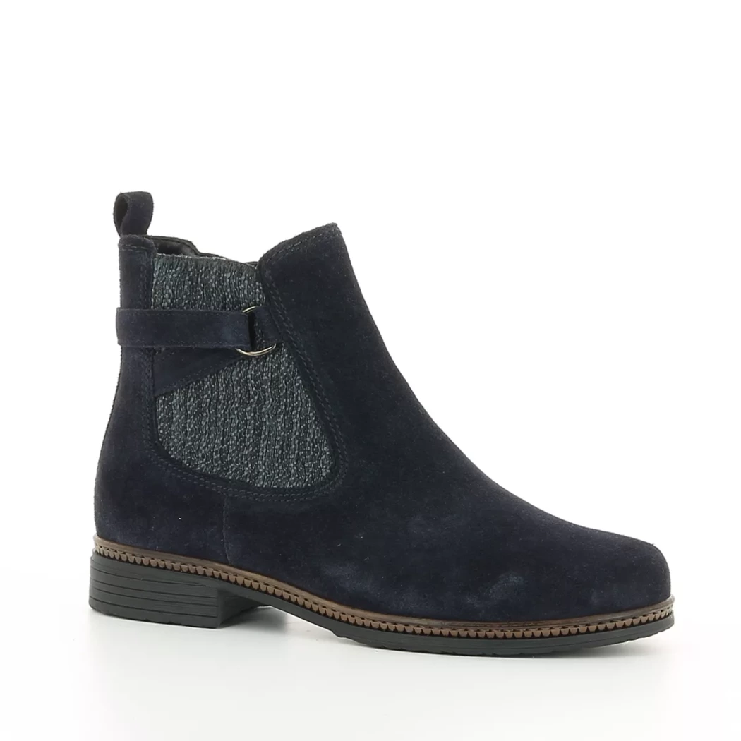 Image (1) de la chaussures Gabor - Boots Bleu en Cuir nubuck