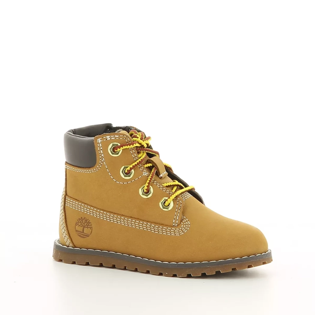 Image (1) de la chaussures Timberland - Bottines Cuir naturel / Cognac en Cuir nubuck
