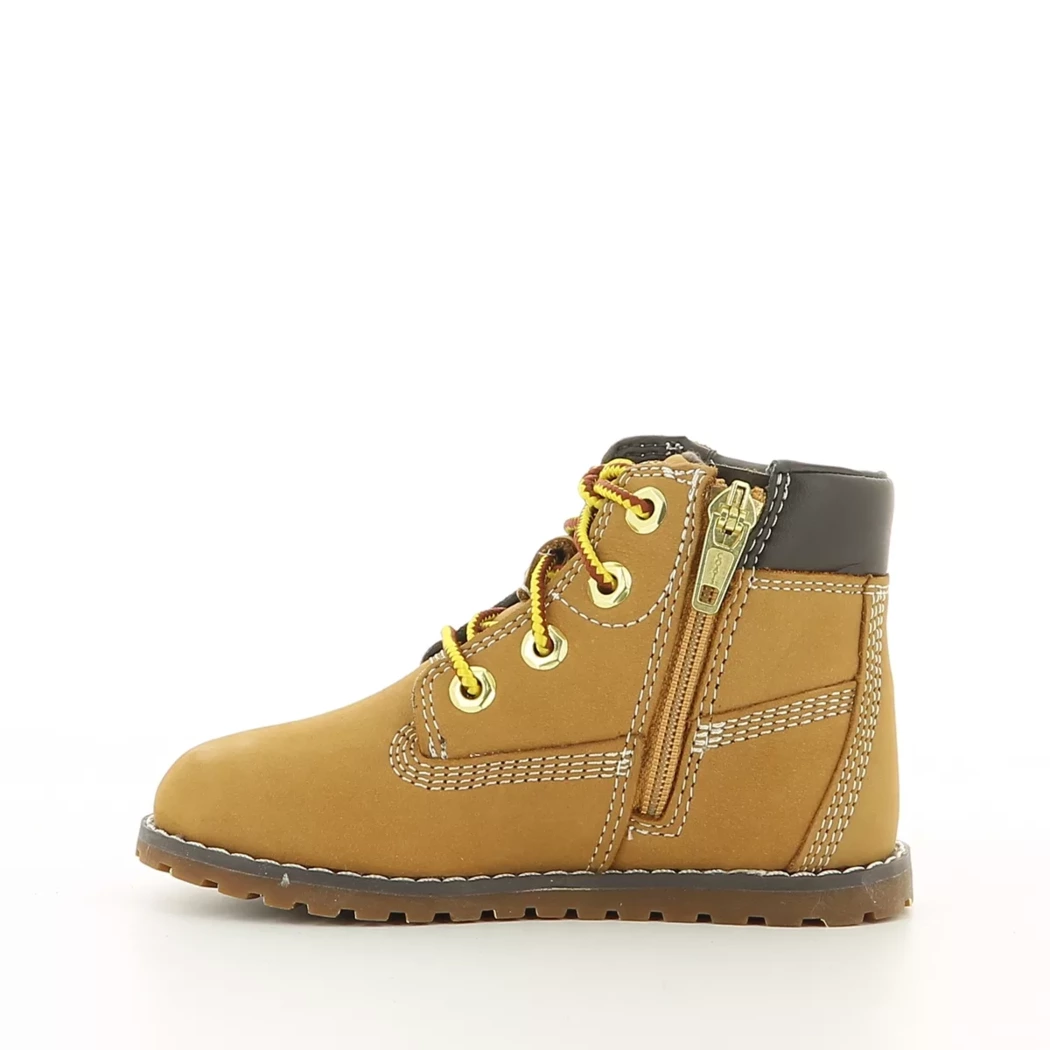 Image (4) de la chaussures Timberland - Bottines Cuir naturel / Cognac en Cuir nubuck