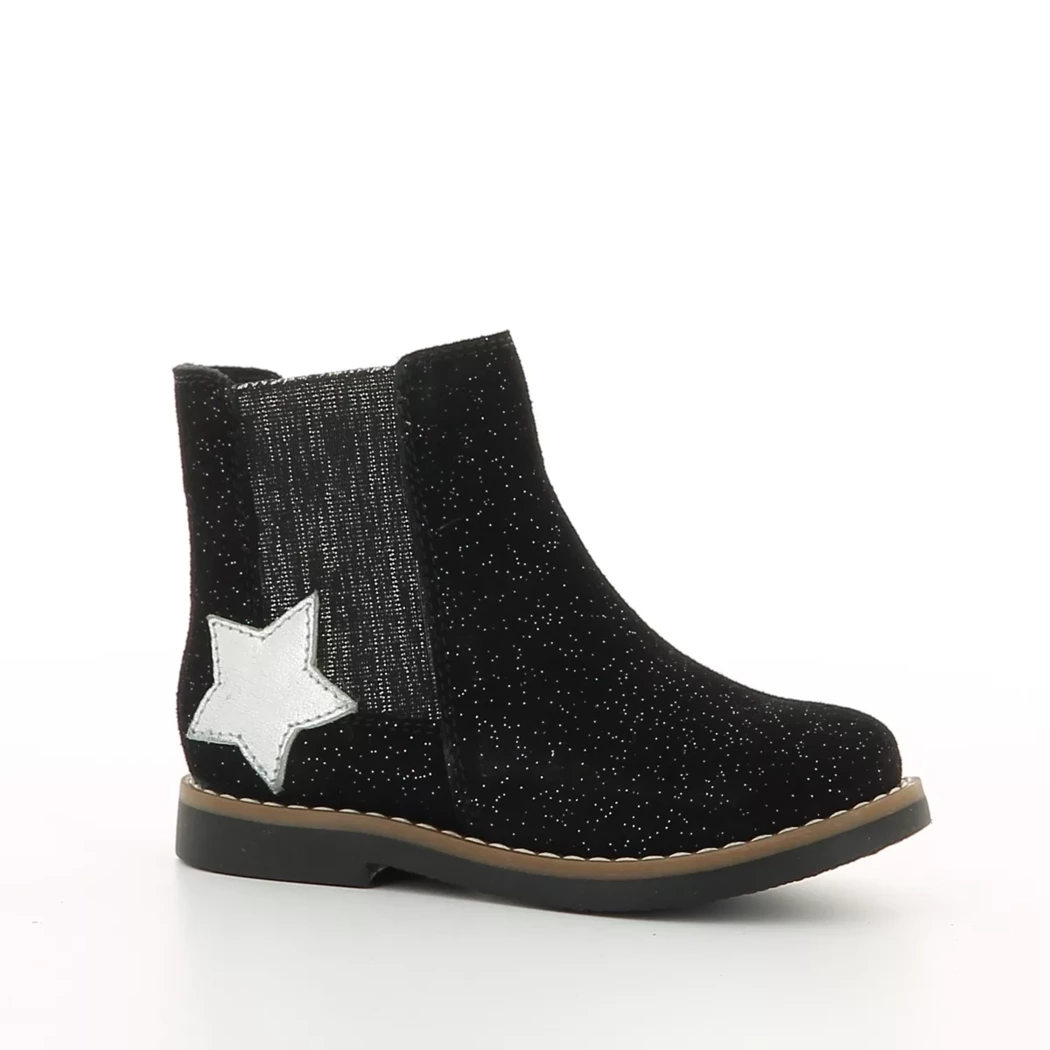 Image (1) de la chaussures Les Fees de Bengale - Boots Noir en Cuir