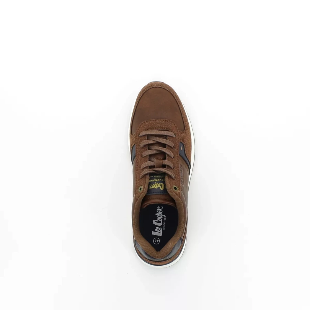 Image (6) de la chaussures Lee Cooper - Baskets Marron en Cuir synthétique