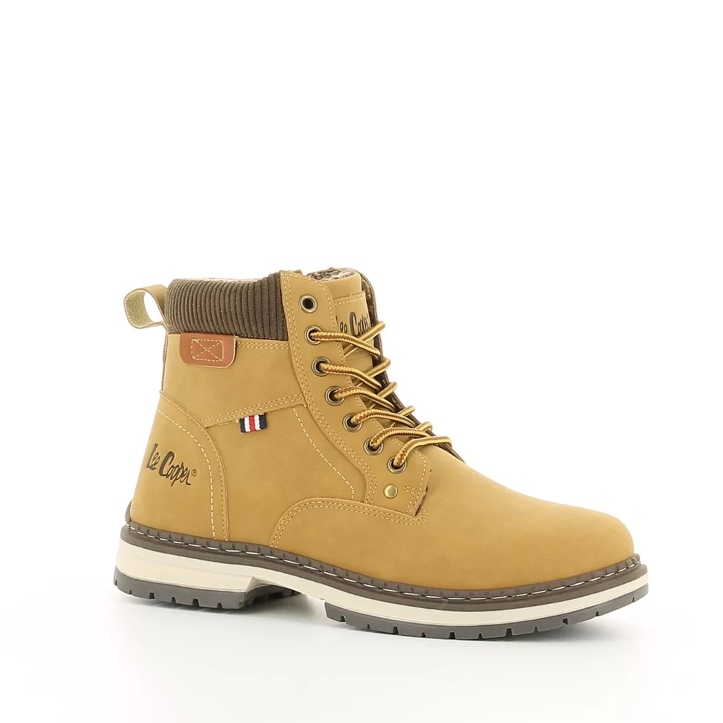 Image (1) de la chaussures Lee Cooper - Bottines Cuir naturel / Cognac en Cuir synthétique