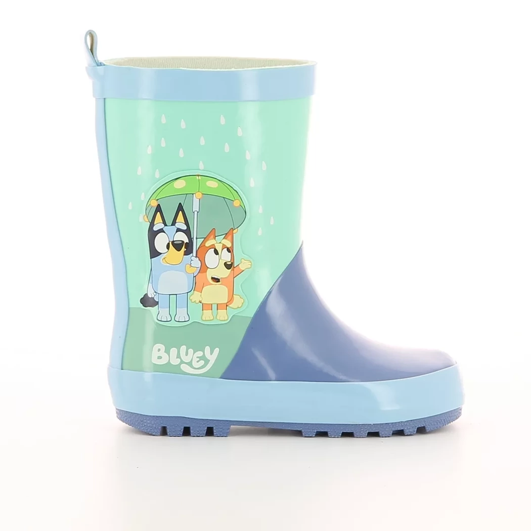 Image (2) de la chaussures Bluey - Bottes en caoutchouc Bleu en Caoutchouc