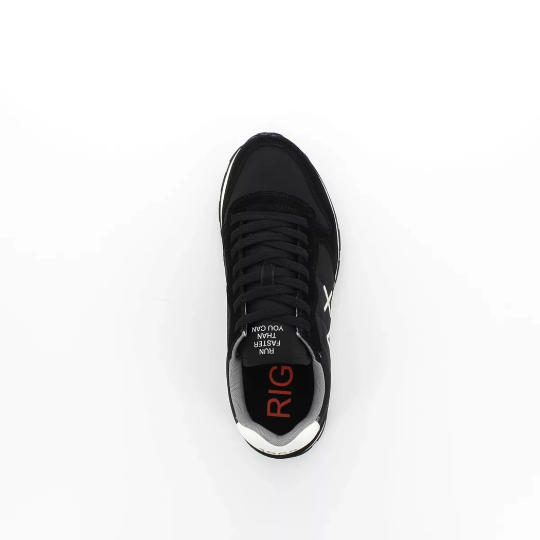 Image (6) de la chaussures Sun68 - Baskets Noir en Cuir nubuck