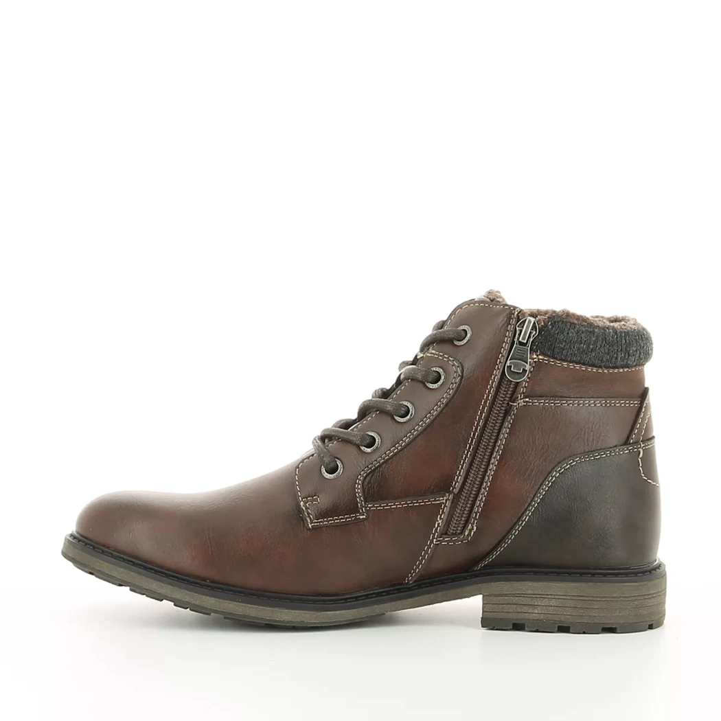 Image (4) de la chaussures Tom Tailor - Bottines Marron en Cuir synthétique