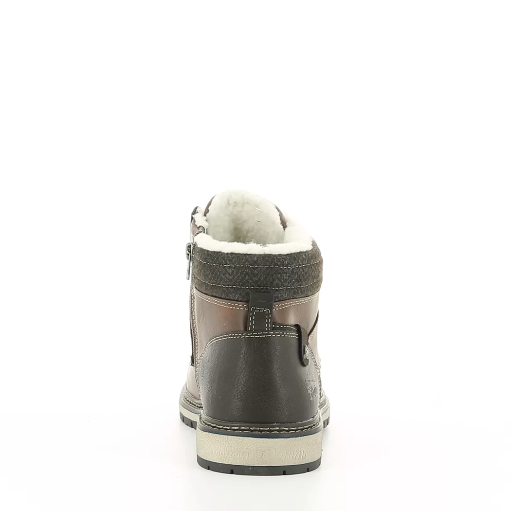 Image (3) de la chaussures Tom Tailor - Bottines Marron en Cuir synthétique