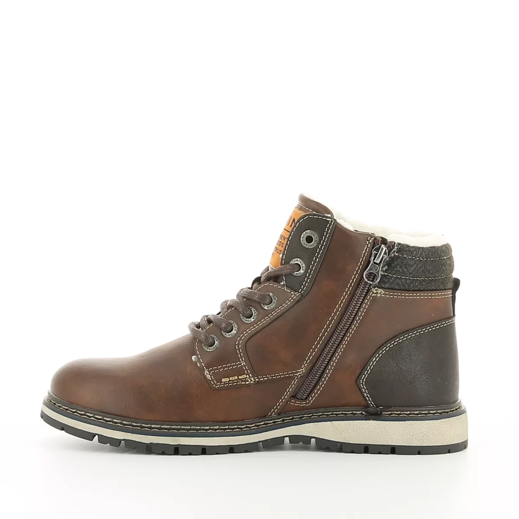 Image (4) de la chaussures Tom Tailor - Bottines Marron en Cuir synthétique