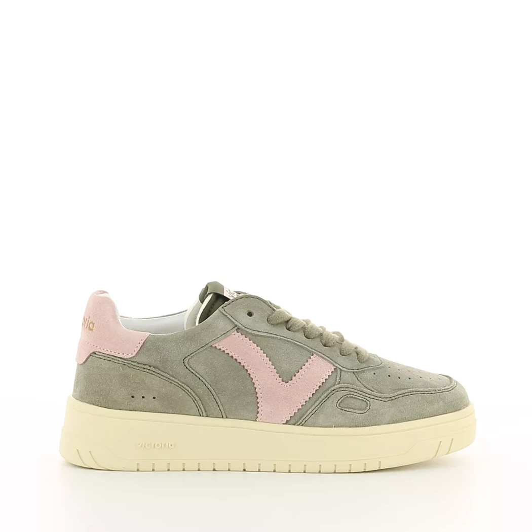 Image (2) de la chaussures Victoria - Baskets Vert en Cuir nubuck