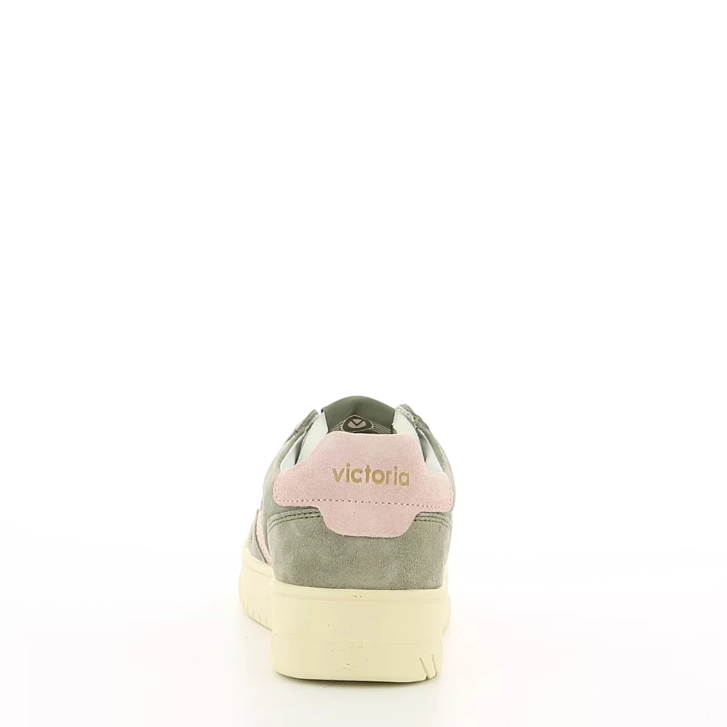 Image (3) de la chaussures Victoria - Baskets Vert en Cuir nubuck
