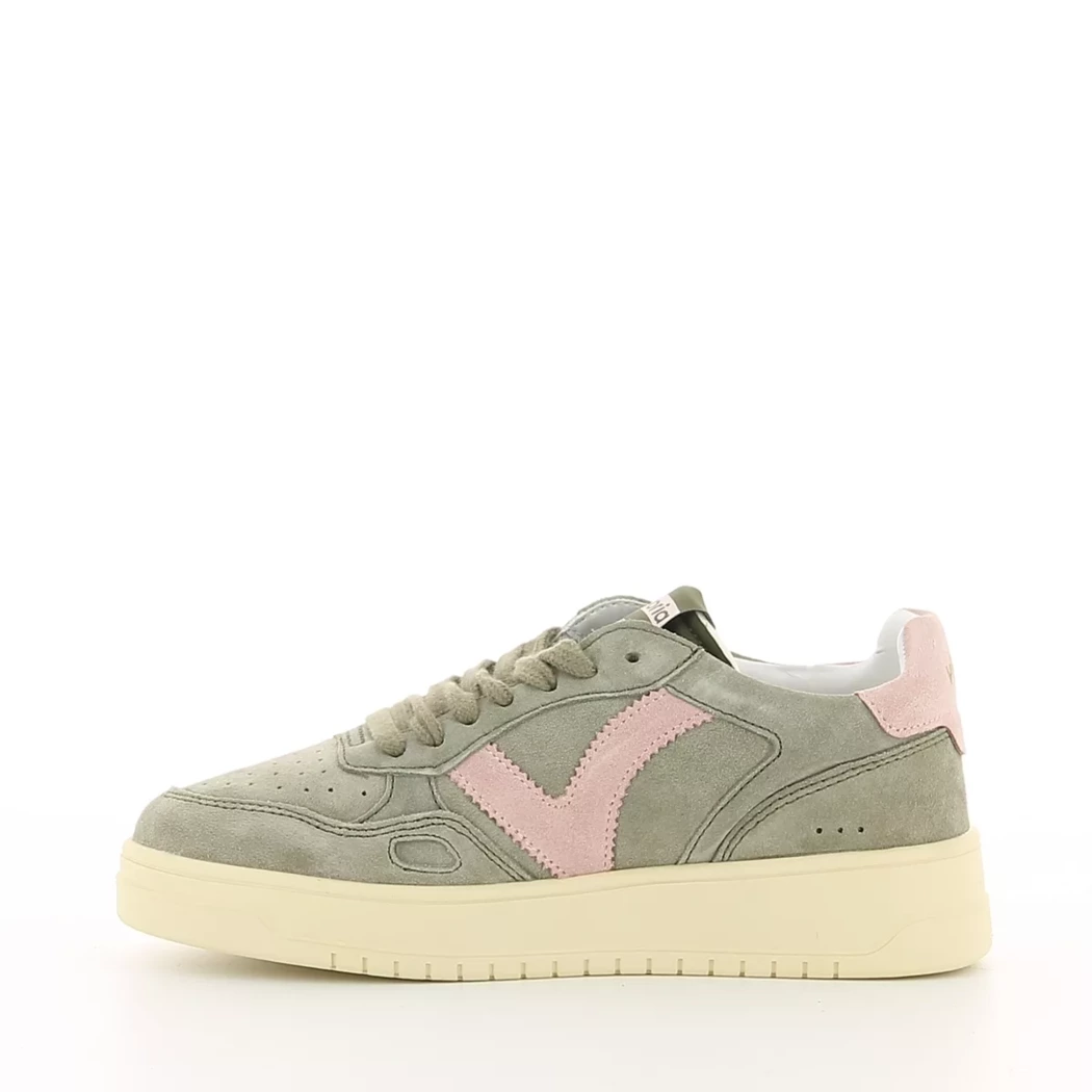 Image (4) de la chaussures Victoria - Baskets Vert en Cuir nubuck