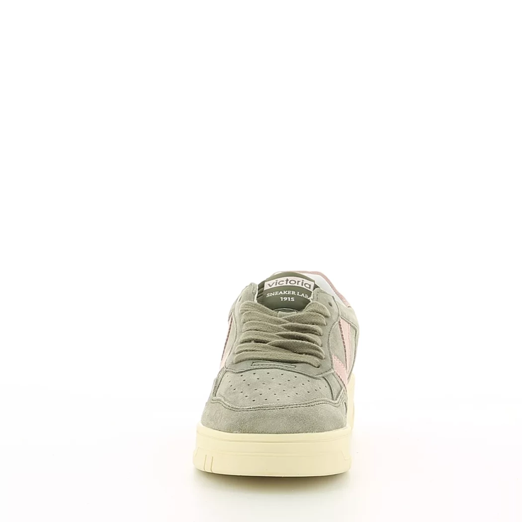 Image (5) de la chaussures Victoria - Baskets Vert en Cuir nubuck