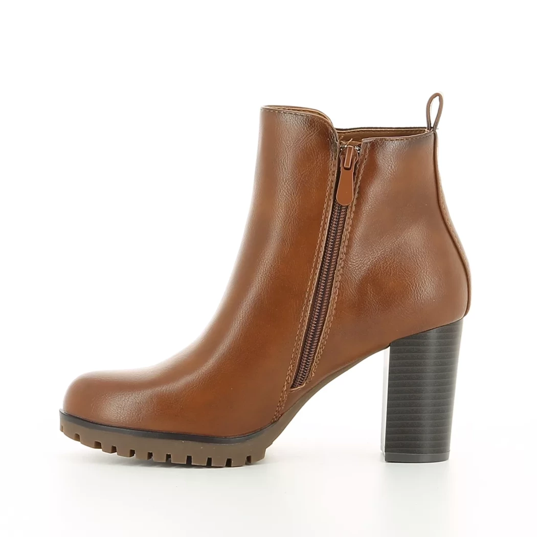 Image (4) de la chaussures Smart Standard - Boots Cuir naturel / Cognac en Cuir synthétique