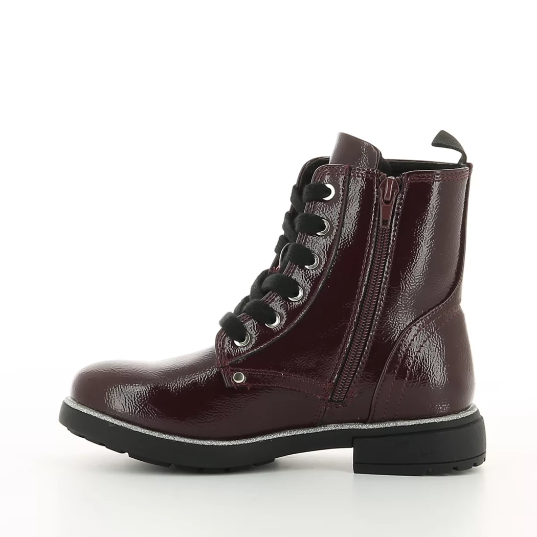 Image (4) de la chaussures Fashion Victim - Bottines Bordeaux en Cuir synthétique