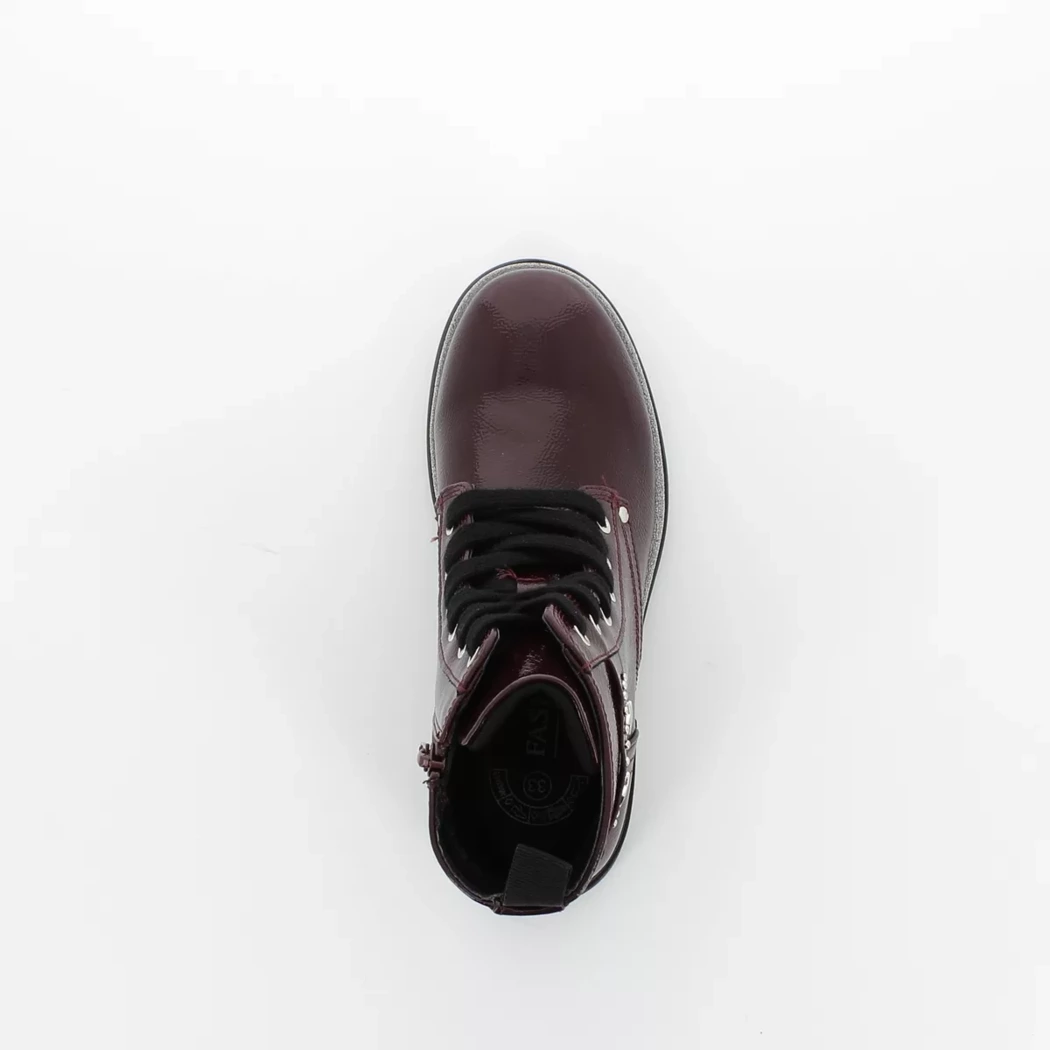 Image (6) de la chaussures Fashion Victim - Bottines Bordeaux en Cuir synthétique