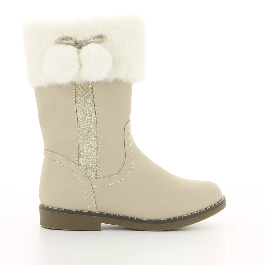 Image (2) de la chaussures Pretty Stories - Boots Beige en Cuir synthétique Image (2) de la chaussures Pretty Stories - Boots Beige en Cuir synthétique