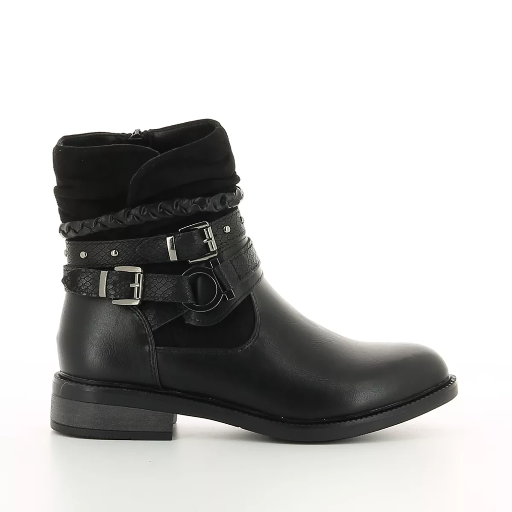 Image (2) de la chaussures Smart Standard - Boots Noir en Cuir synthétique