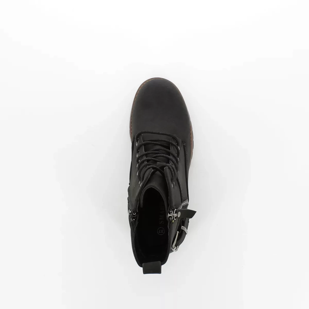 Image (6) de la chaussures Smart Standard - Bottines Noir en Cuir synthétique