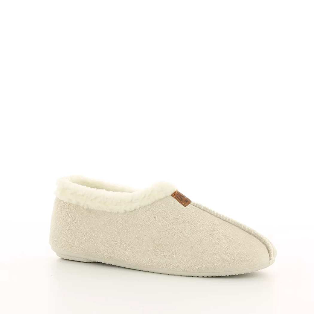 Image (1) de la chaussures OUF!... - Pantoufles et Chaussons Beige en Textile