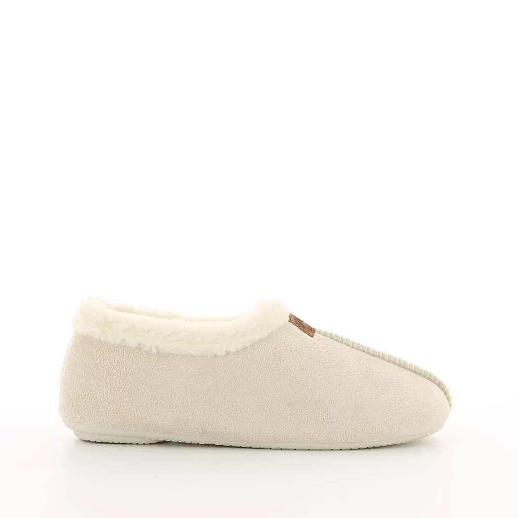 Image (2) de la chaussures OUF!... - Pantoufles et Chaussons Beige en Textile