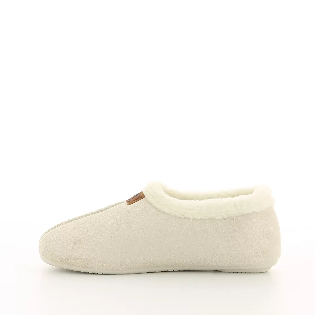 Image (4) de la chaussures OUF!... - Pantoufles et Chaussons Beige en Textile