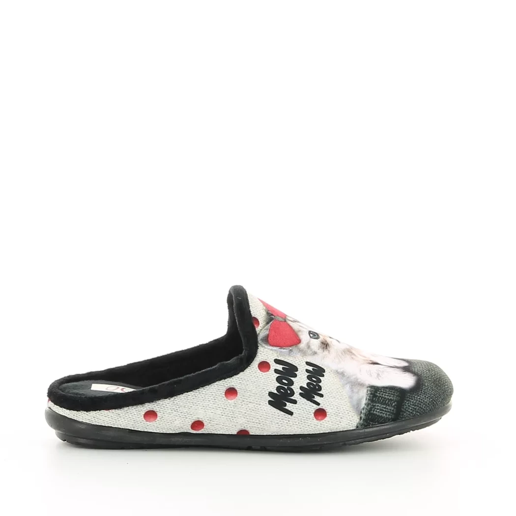Image (2) de la chaussures OUF!... - Pantoufles et Chaussons Gris en Textile Image (2) de la chaussures OUF!... - Pantoufles et Chaussons Gris en Textile