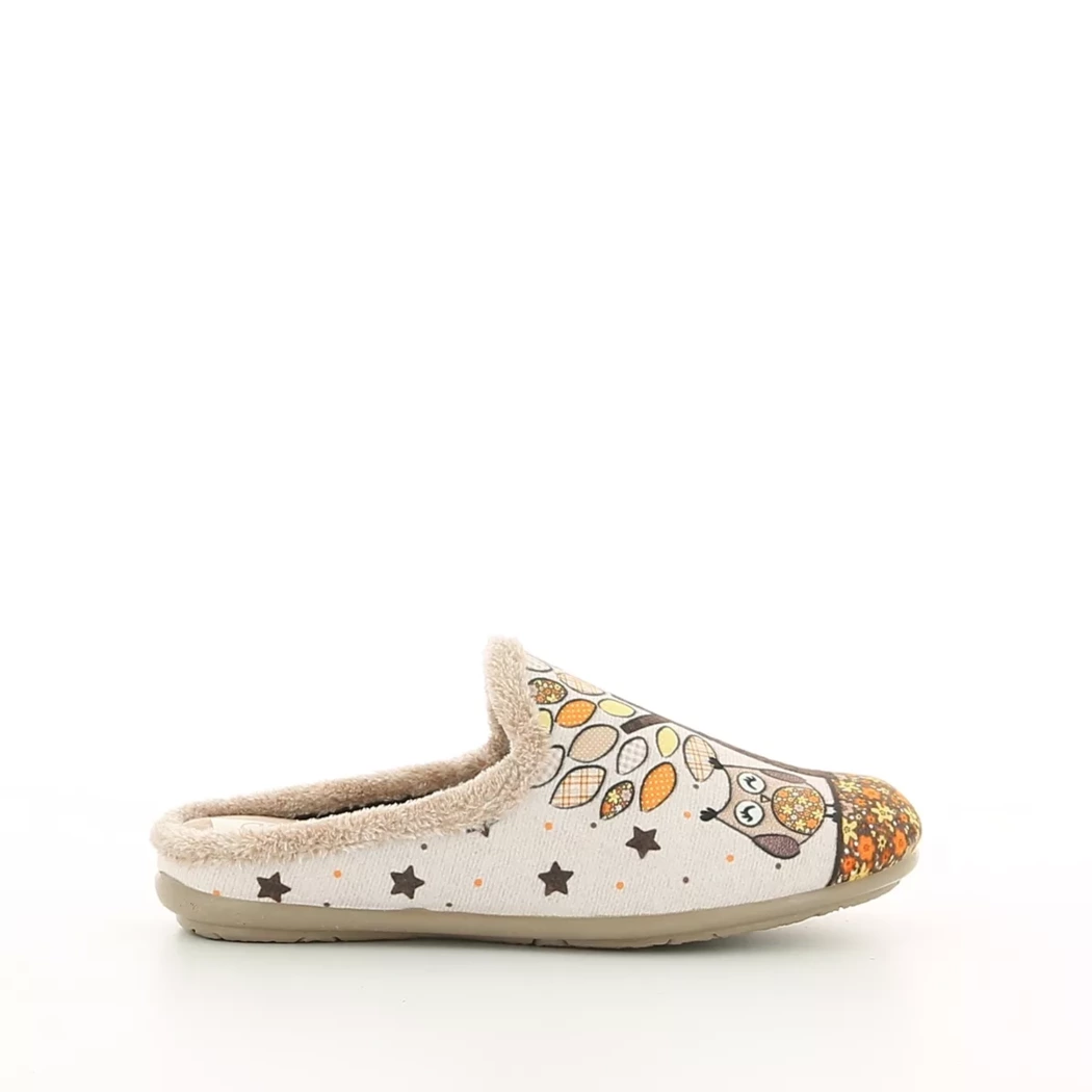Image (2) de la chaussures OUF!... - Pantoufles et Chaussons Beige en Textile