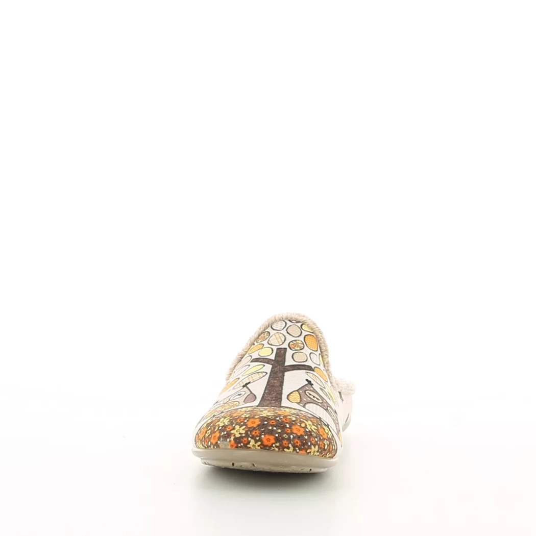 Image (5) de la chaussures OUF!... - Pantoufles et Chaussons Beige en Textile