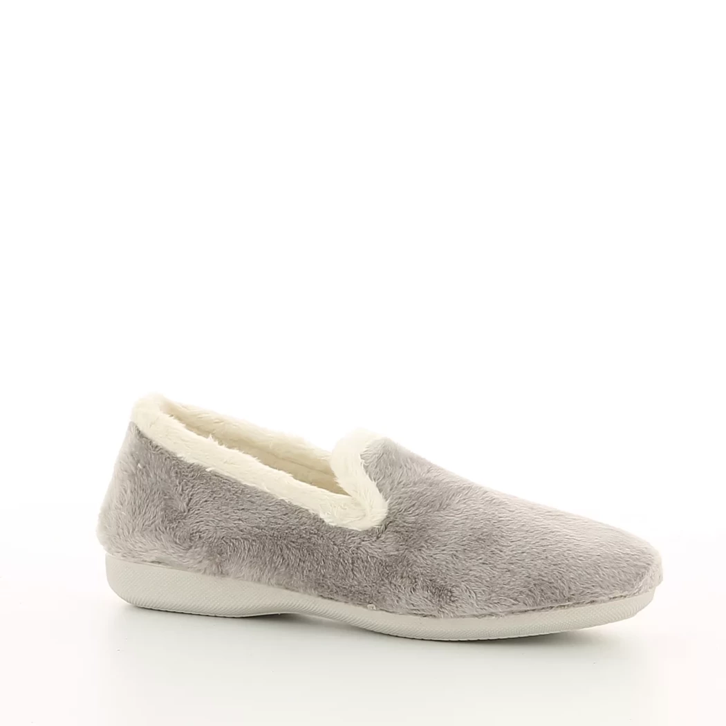 Image (1) de la chaussures OUF!... - Pantoufles et Chaussons Taupe en Textile