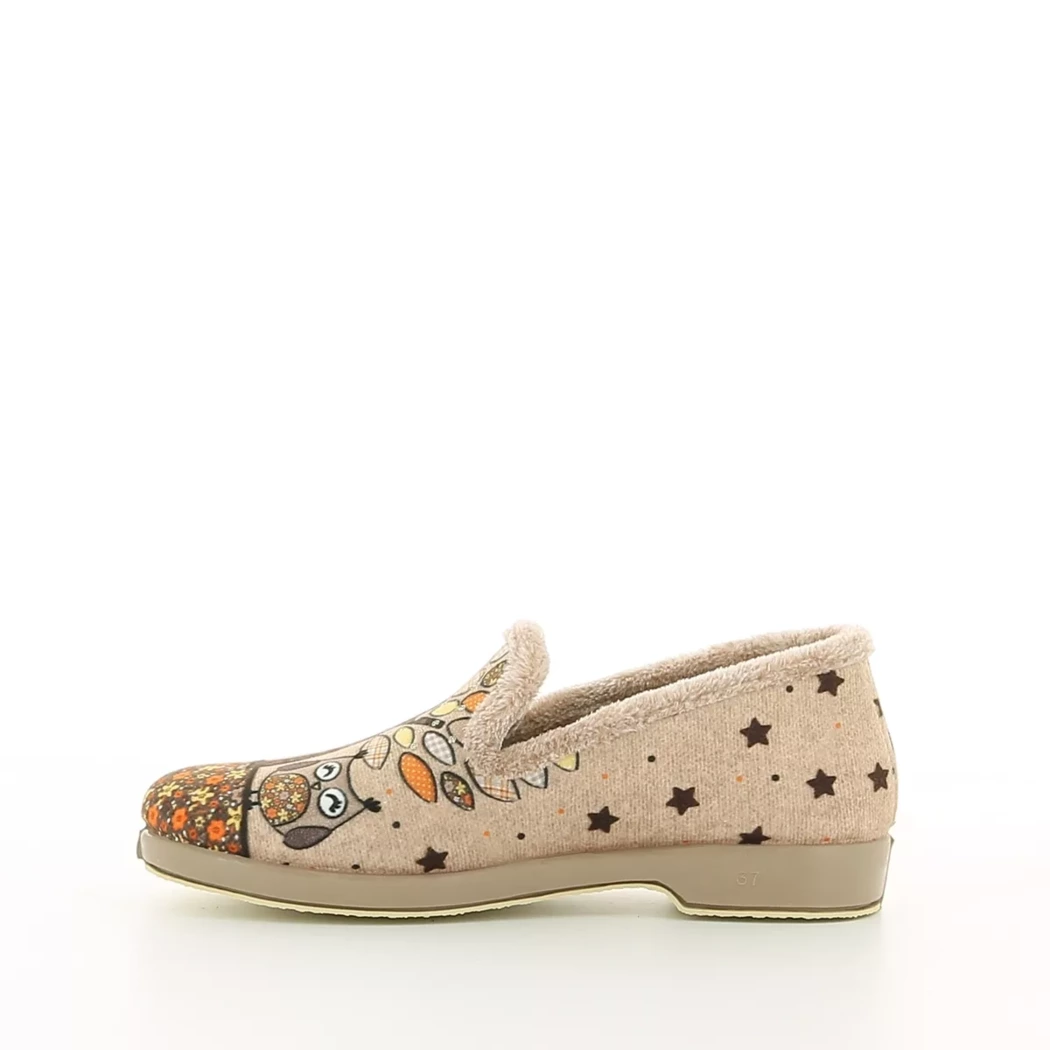 Image (4) de la chaussures OUF!... - Pantoufles et Chaussons Beige en Textile