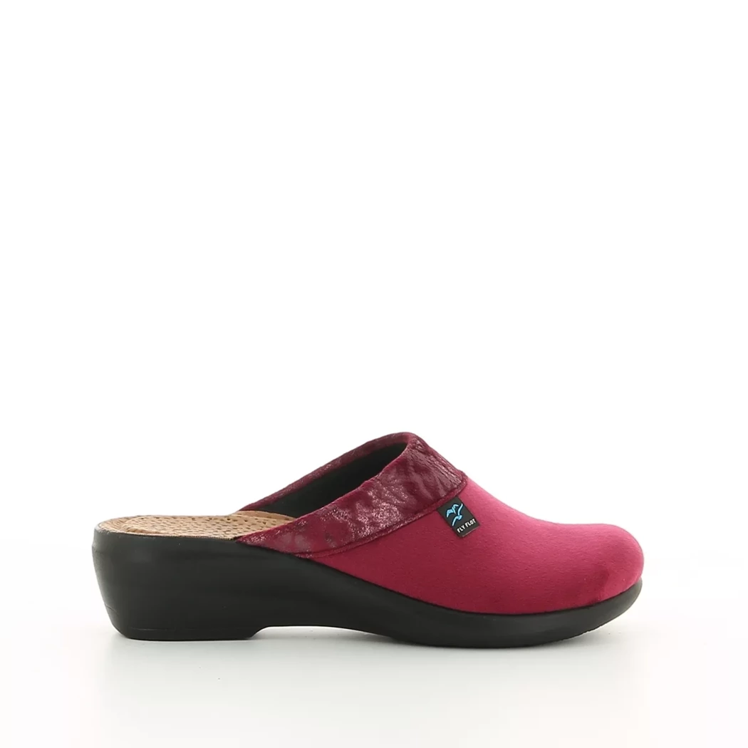 Image (2) de la chaussures Fly Flot - Pantoufles et Chaussons Bordeaux en Textile