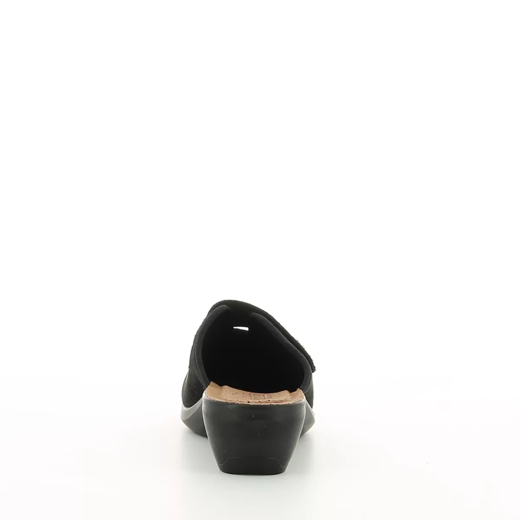 Image (3) de la chaussures Fly Flot - Pantoufles et Chaussons Noir en Cuir nubuck