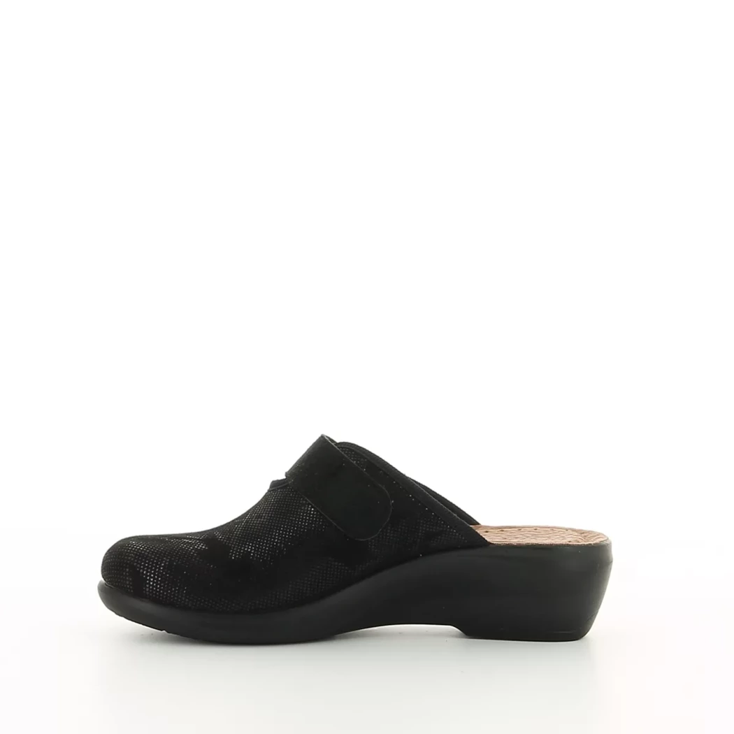 Image (4) de la chaussures Fly Flot - Pantoufles et Chaussons Noir en Cuir nubuck