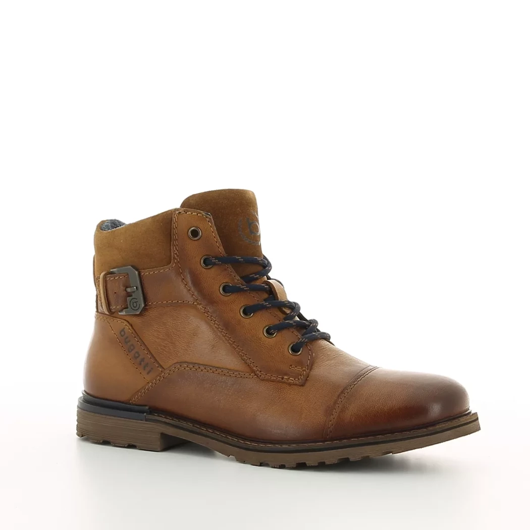 Image (1) de la chaussures Bugatti - Bottines Cuir naturel / Cognac en Cuir