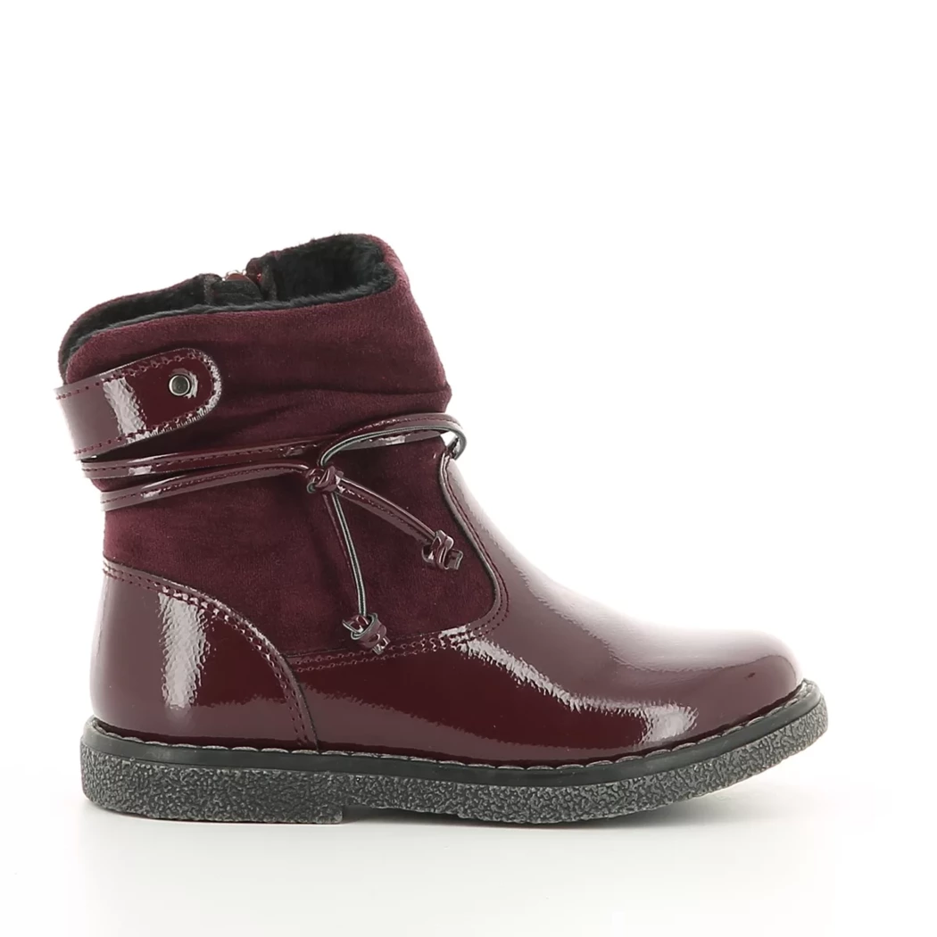 Image (2) de la chaussures Pretty Stories - Boots Bordeaux en Cuir synthétique