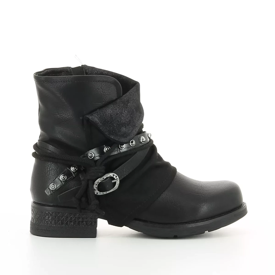 Image (2) de la chaussures Pretty Stories - Boots Noir en Cuir synthétique