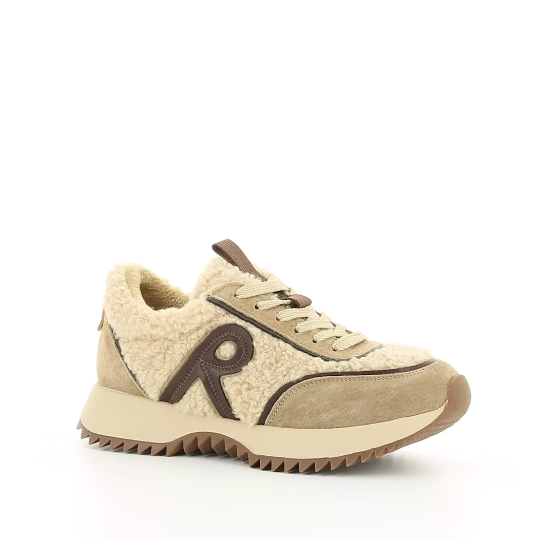 Image (1) de la chaussures Rock Away - Baskets Taupe en Cuir nubuck