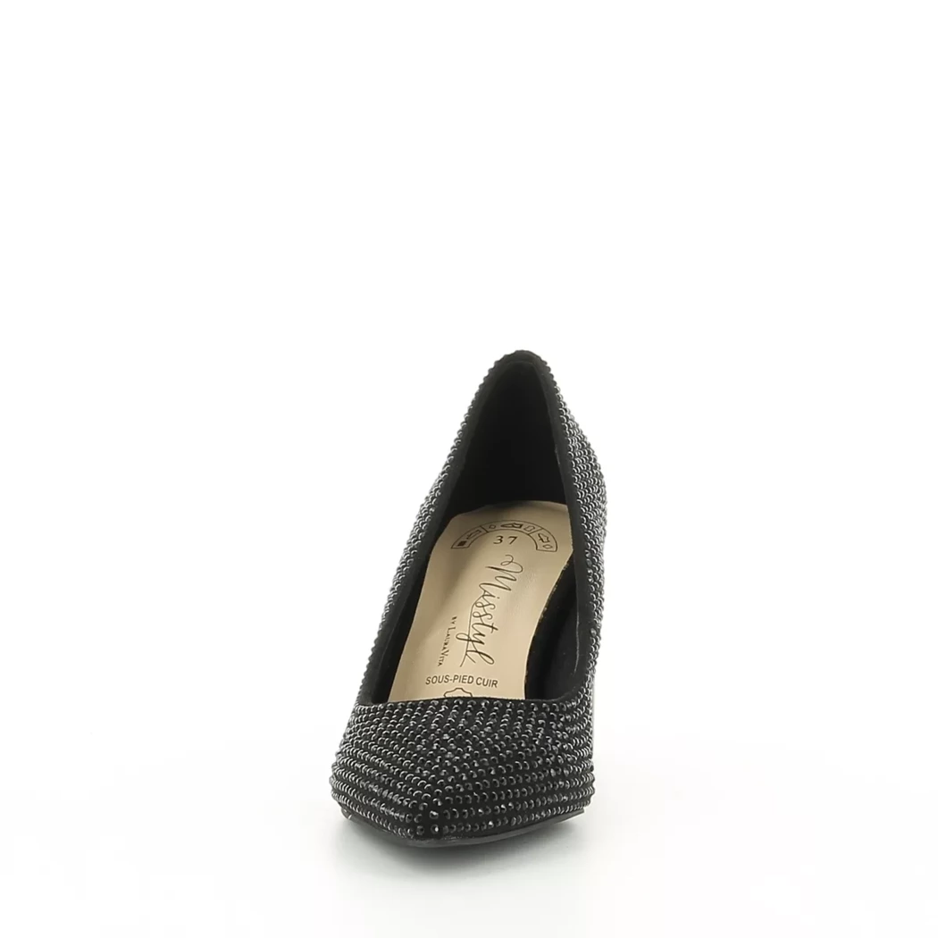 Image (5) de la chaussures Misstyl by Laura Vita - Escarpins Noir en Textile