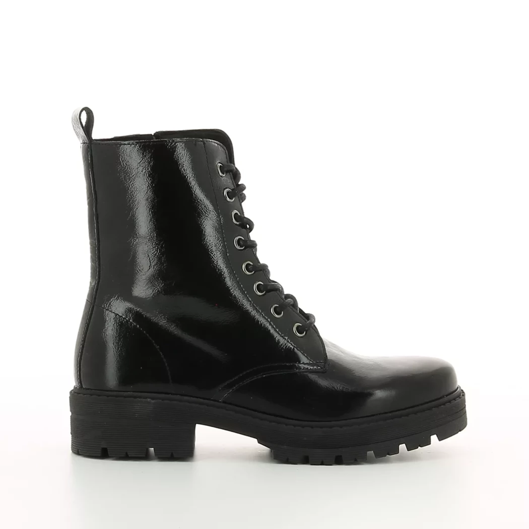 Image (2) de la chaussures Hee - Bottines Noir en Cuir vernis
