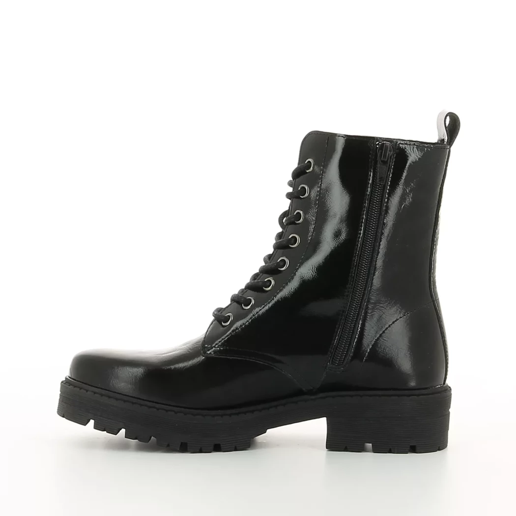 Image (4) de la chaussures Hee - Bottines Noir en Cuir vernis
