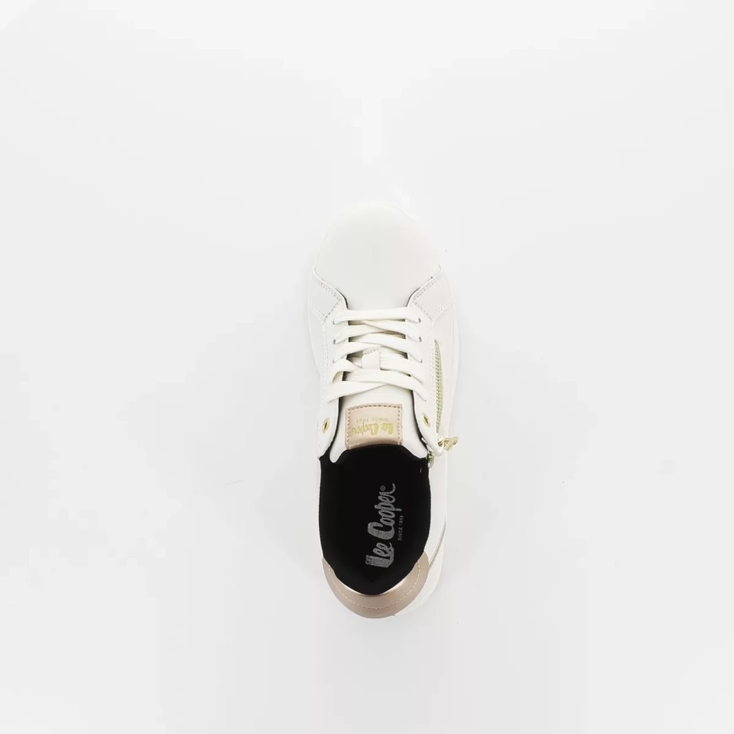 Image (6) de la chaussures Lee Cooper - Baskets Blanc en Cuir synthétique