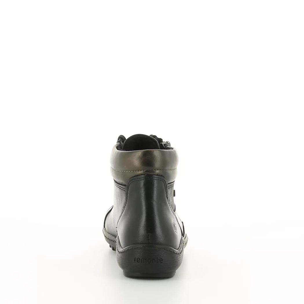 Image (3) de la chaussures Remonte - Bottines Noir en Cuir