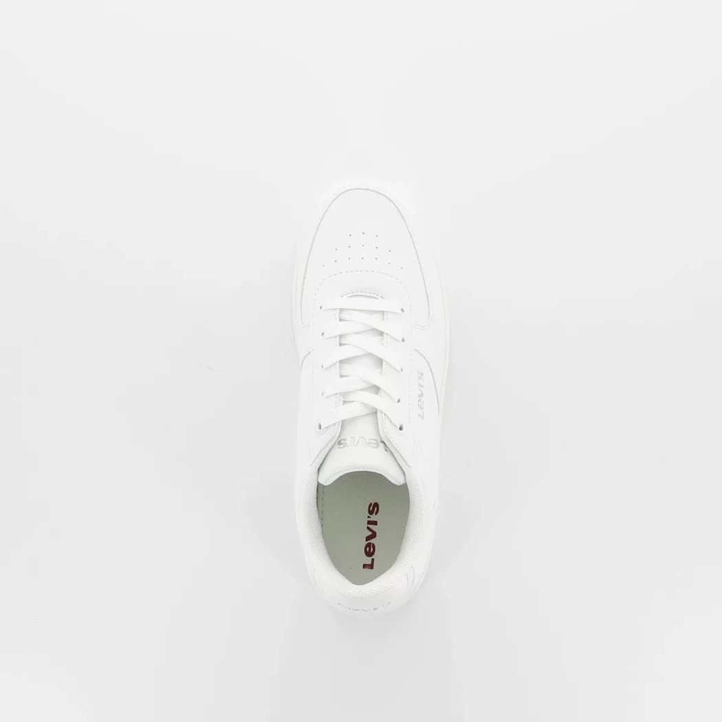 Image (6) de la chaussures Levis - Baskets Blanc en Cuir synthétique