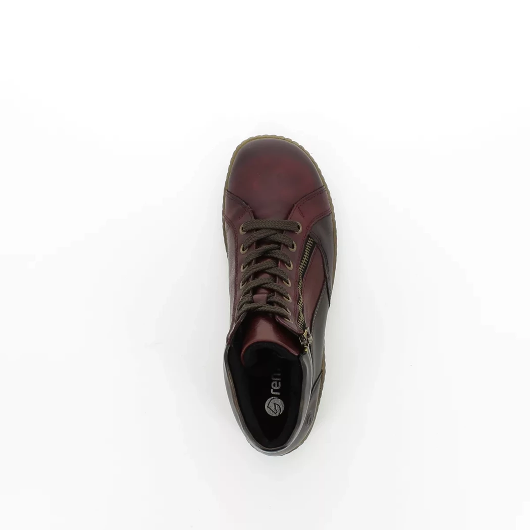 Image (6) de la chaussures Remonte - Bottines Bordeaux en Cuir