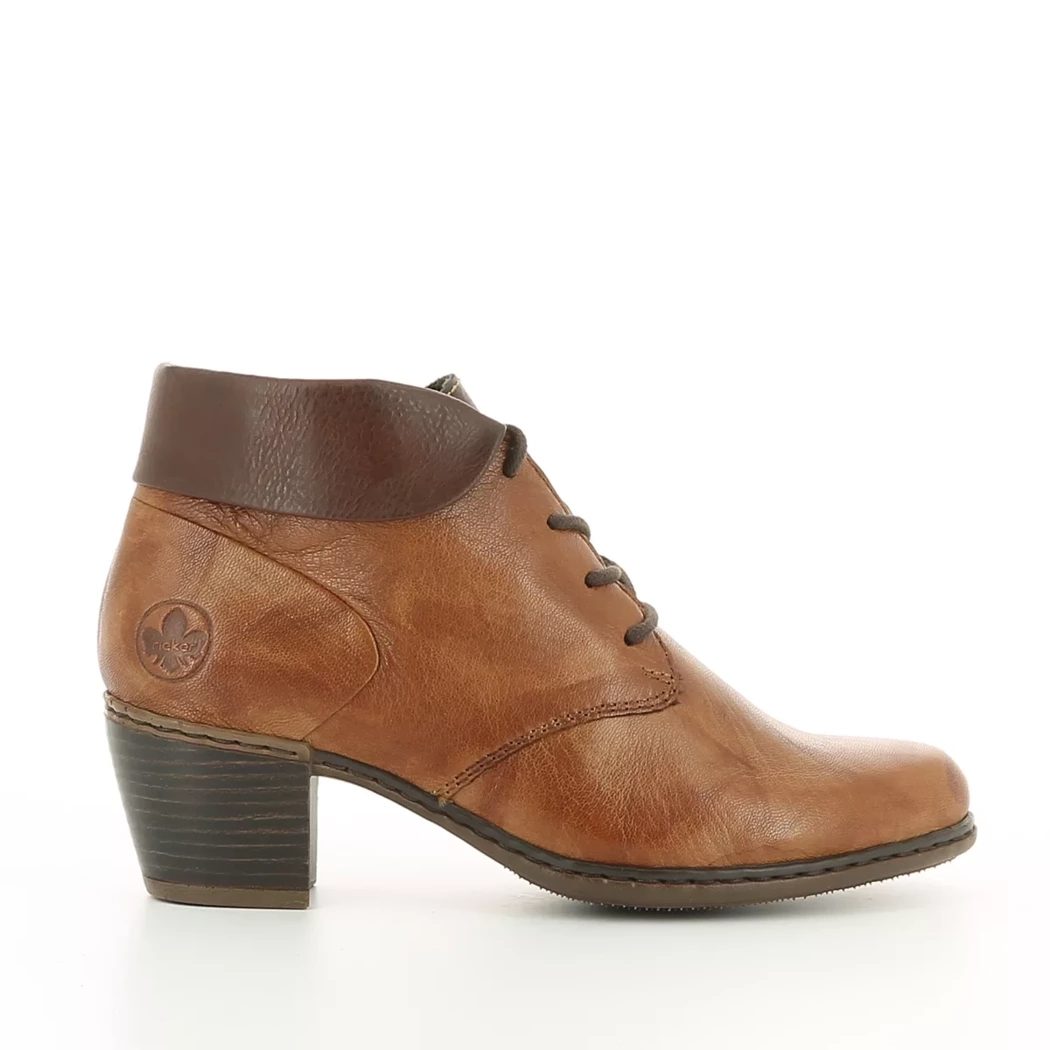 Image (2) de la chaussures Rieker - Bottines Cuir naturel / Cognac en Cuir Image (2) de la chaussures Rieker - Bottines Cuir naturel / Cognac en Cuir