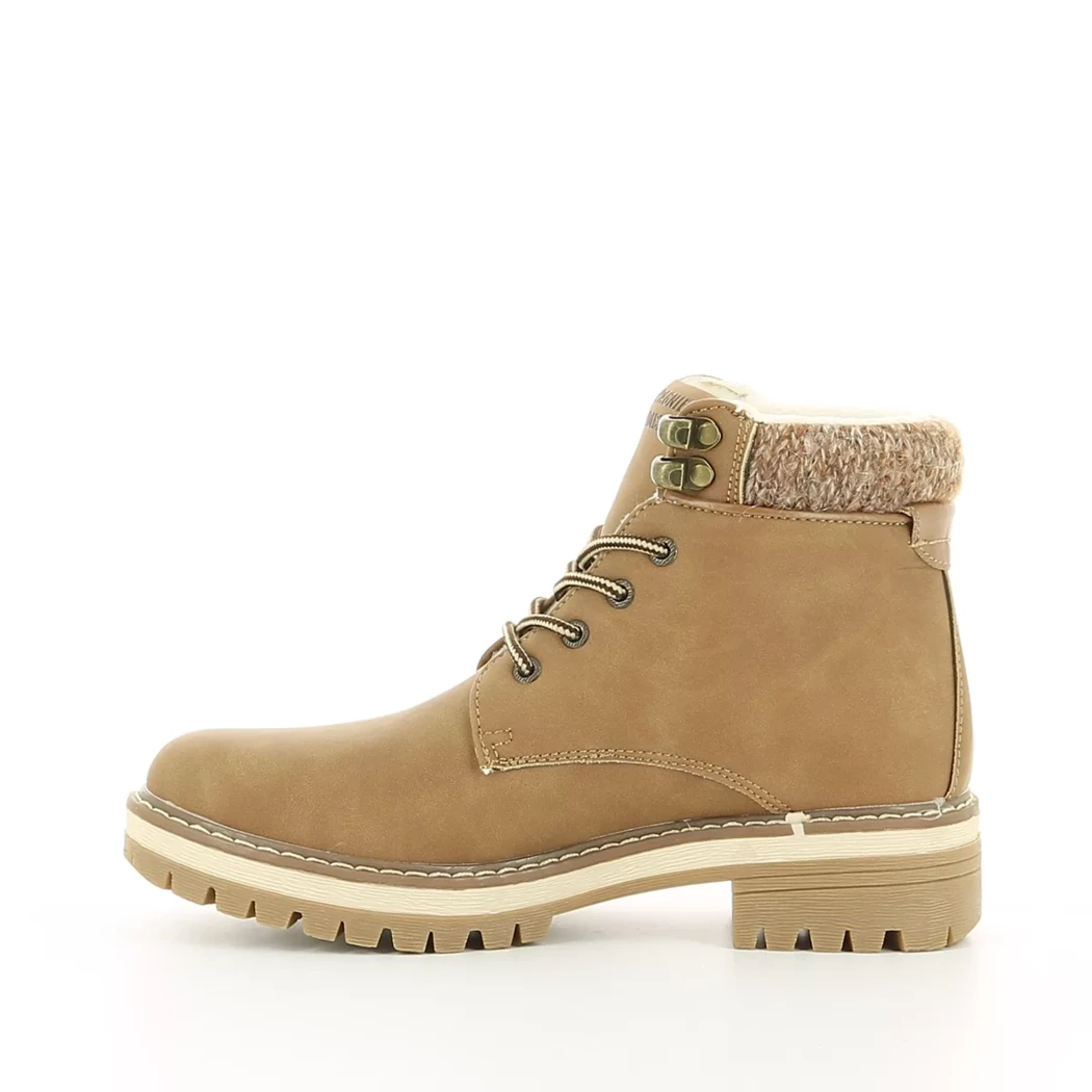 Image (4) de la chaussures Cie Canadienne - Bottines Taupe en Cuir synthétique