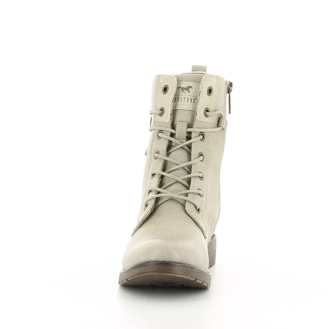 Image (5) de la chaussures Mustang - Bottines Beige en Cuir synthétique