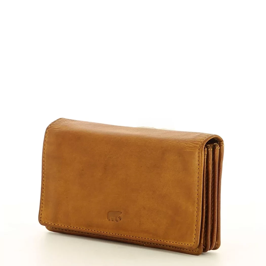 Image (2) de la chaussures Beardesign - Portefeuilles et Pochettes Jaune en Cuir