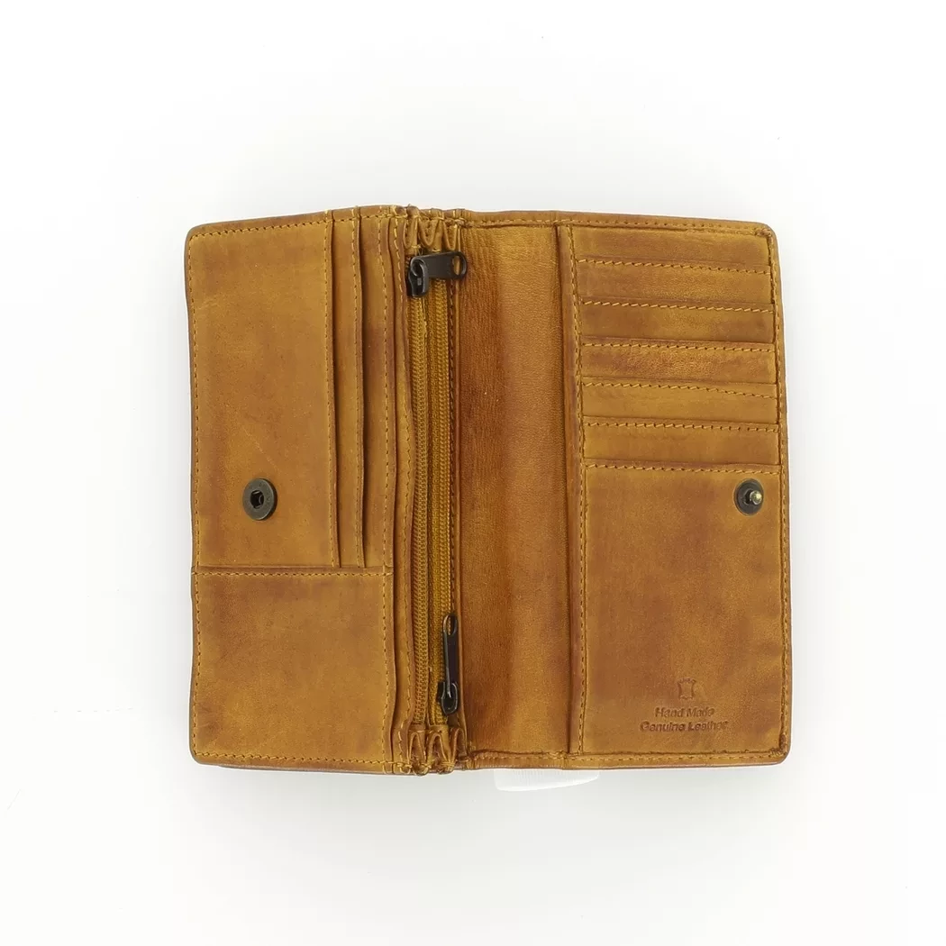 Image (3) de la chaussures Beardesign - Portefeuilles et Pochettes Jaune en Cuir