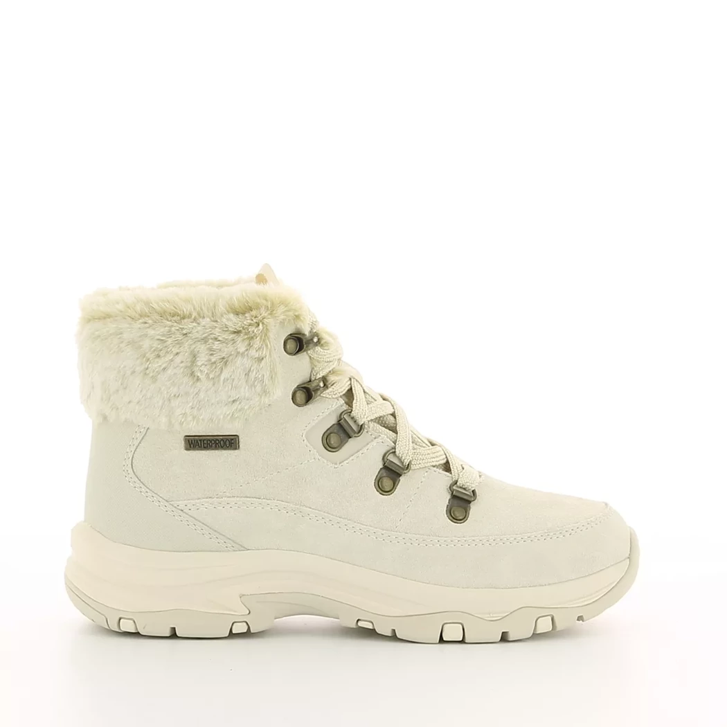 Image (2) de la chaussures Skechers - Bottines Beige en Cuir nubuck Image (2) de la chaussures Skechers - Bottines Beige en Cuir nubuck