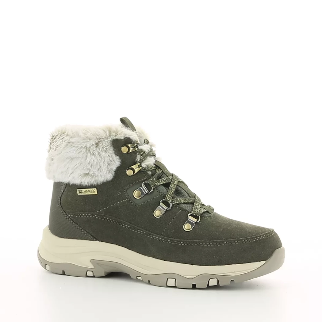 Image (1) de la chaussures Skechers - Bottines Vert en Cuir nubuck Image (1) de la chaussures Skechers - Bottines Vert en Cuir nubuck
